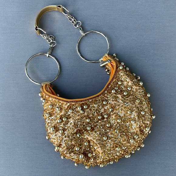 Handbags - Women's Crescent Shaped Shoulder Bag Style Purse